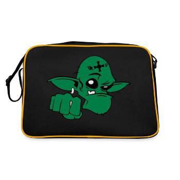 Troll - Sac Retro - noir/or - Dos