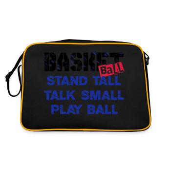 basketball 05 - Sac Retro - noir/or - Dos