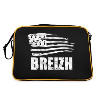 breizh bretagne 09 - Sac Retro - noir/or - Dos