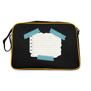 note - Retro Bag - black/gold - Back