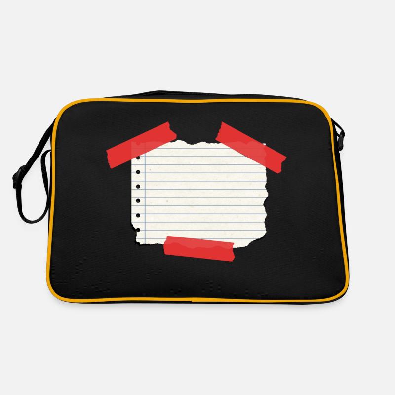 Notizzettel Retro Tasche
