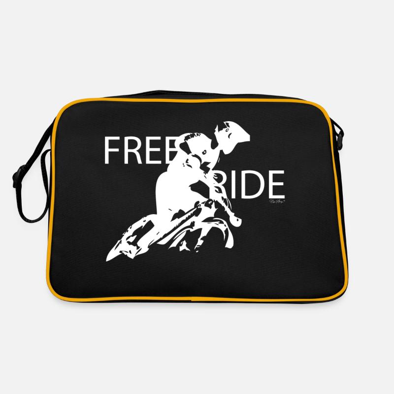 Free Ride MTB - Retro Bag - black/gold