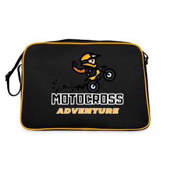 Motocross Adventure - Sac Retro - noir/or - Dos