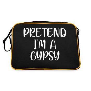 faire semblant d’être un gitan - Sac Retro - noir/or - Dos