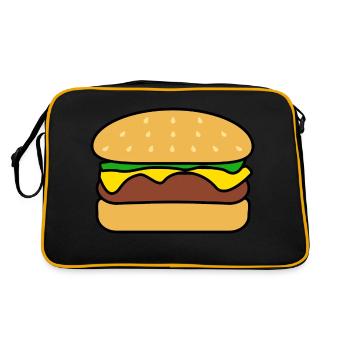 Burger - Sac Retro - noir/or - Dos
