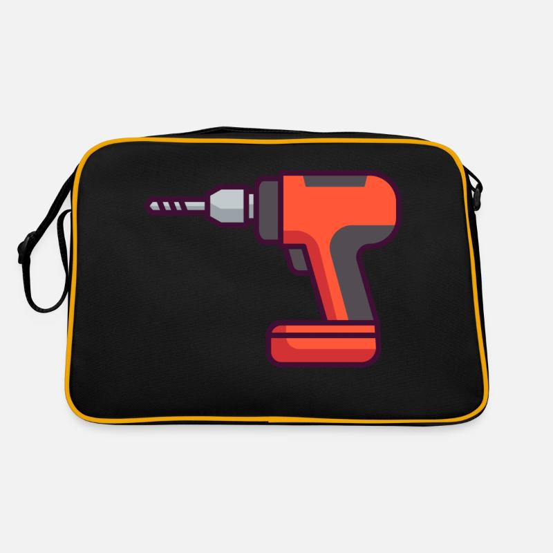 Elektro Bohrer Retro Tasche