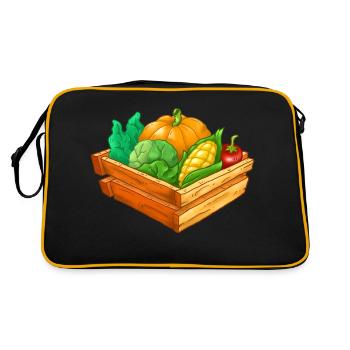 Légume - Sac Retro - noir/or - Dos