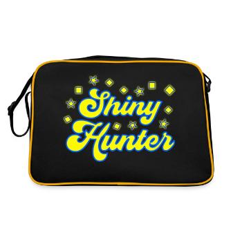shiny hunter poke monster - Retro Bag - black/gold - Back