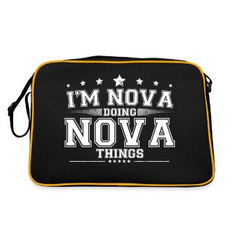Nova - Retro Bag - black/gold - Back
