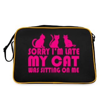 Cat Katze - Retro Bag - black/gold - Back