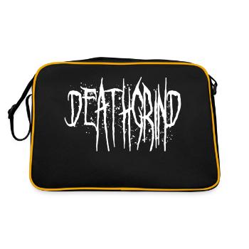 Deathgrind - Retro Bag - black/gold - Back