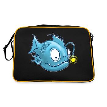 Poisson-lanterne ou poisson-grenouille - Sac Retro - noir/or - Dos