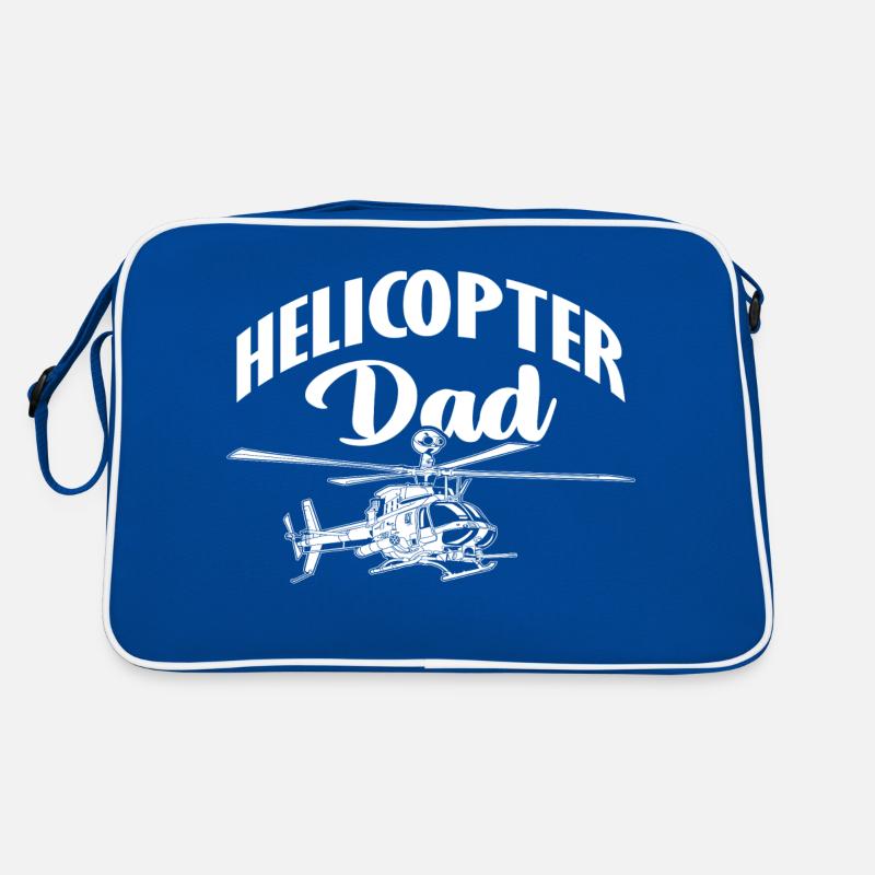 Helicopter Dad Retro Tasche