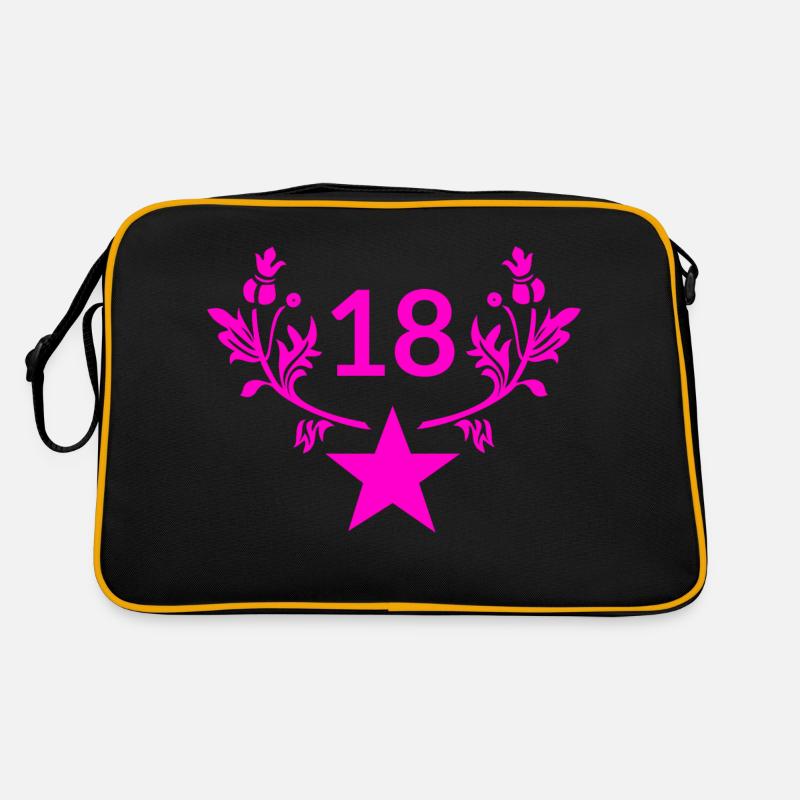 Geburtstag Retro Tasche