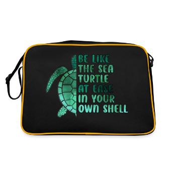 Ocean Sublimation - Retro Bag - black/gold - Back