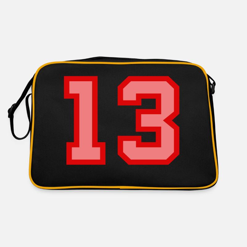 Cool Retro Retrostyle Jersey Number Back Number Retro Bag