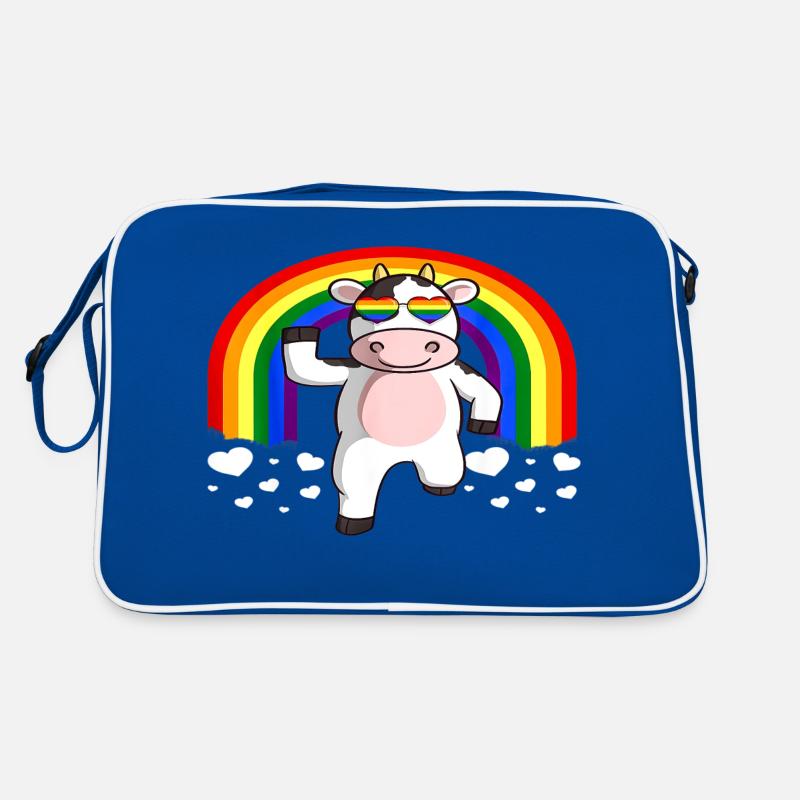 Rainbow Unicorn LGBTQ Retro Bag