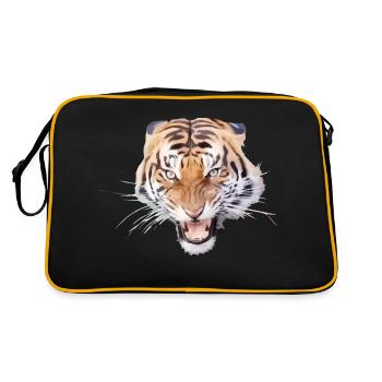 Wild Tiger - Wild Hissing - Wilderness - Retro Bag - black/gold - Back