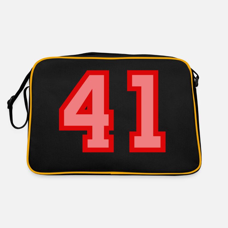 Cool Retro Retrostyle Jersey Number Back Number Retro Bag
