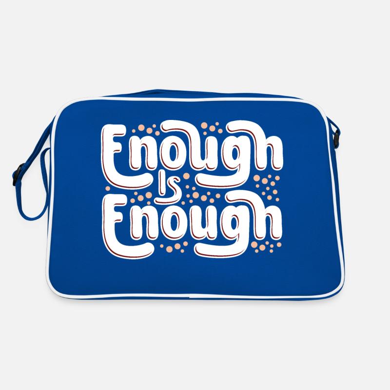 Enough is enough Retro Bag