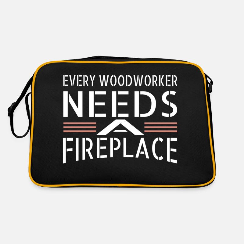 funny sayings carpenter plumber gift idea jokes Retro Tasche