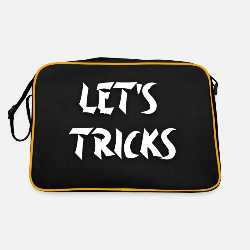 Kniffe - Retro Tasche - Schwarz/Gold