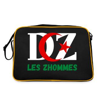 DZ Les Zhommes Algérie - Sac Retro - noir/or - Dos