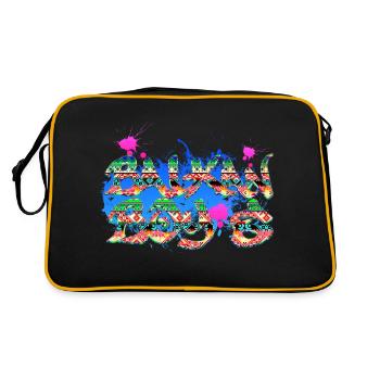 balkan boy exyu rock bosna croatie serbie - Sac Retro - noir/or - Dos