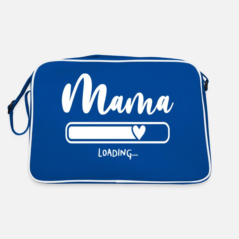 Mama lädt Mama Mama Retro Tasche