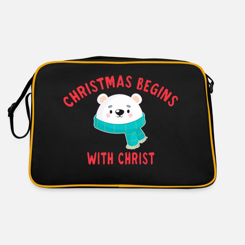 Christmas Begins With Christ Sac Retro