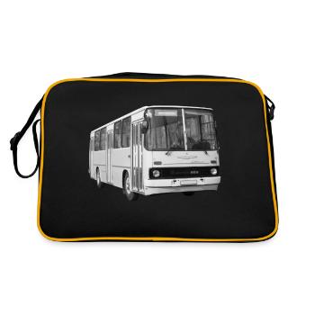 Ikarus 260 Bus Hongrie RDA Ostalgie - Sac Retro - noir/or - Dos