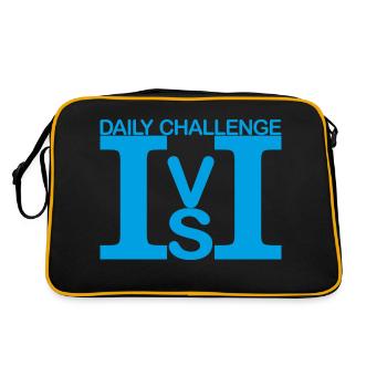 ME vs. ME 02 light blue - Retro Bag - black/gold - Back