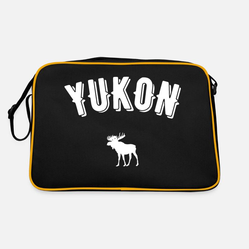 Yukon - Retro Tasche - Schwarz/Gold