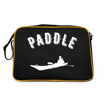 Paddle - Retro Bag - black/gold - Back