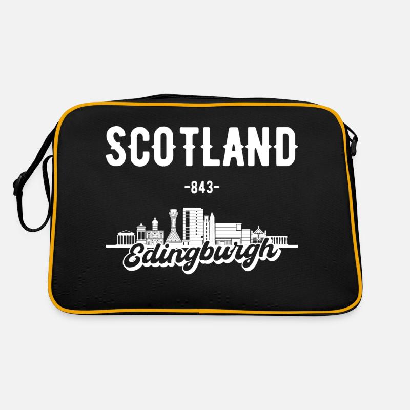 Edinburgh Scotland Skyline Gift Retro Bag