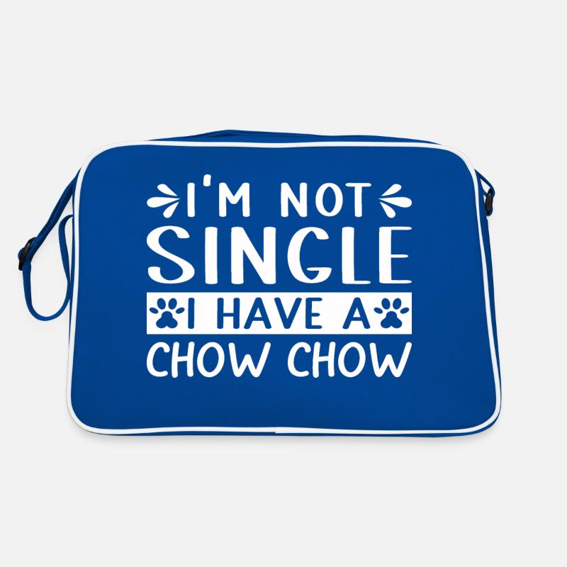 Je ne suis pas célibataire j’ai un Chow Chow Sac Retro