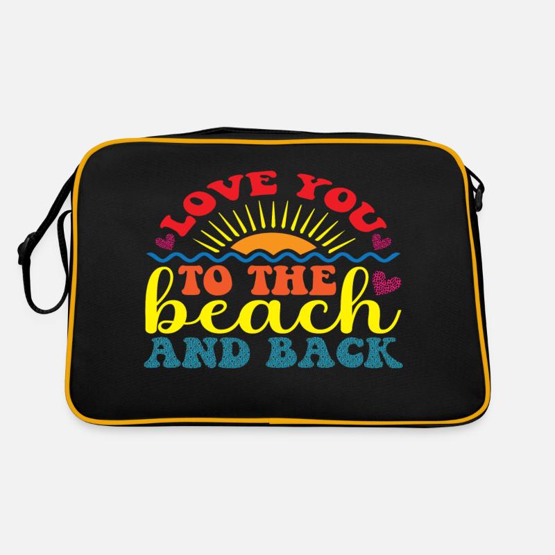 Je t’aime à la plage et retour Sac Retro