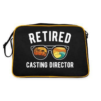 Retired Director Beach Vibes Sunglasses Design - Retro Tasche - Schwarz/Gold - Hinten