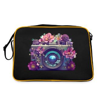 Photographer Funny Photographing Camera Photographers - Retro Bag - black/gold - Back