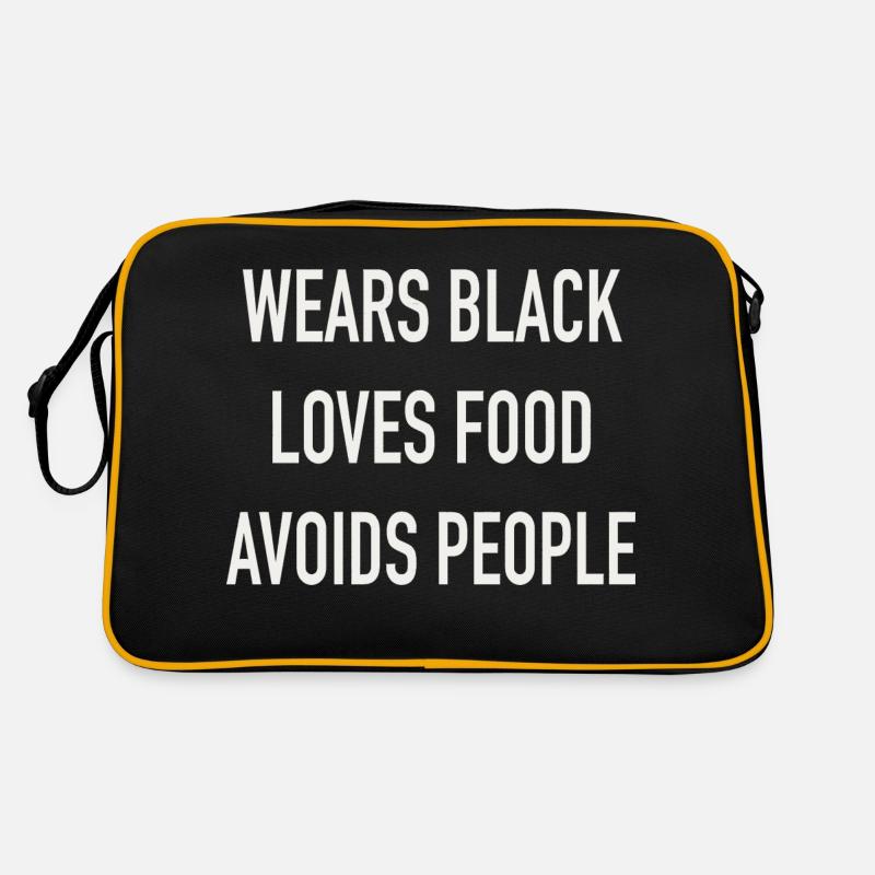 Wears black Retro Bag