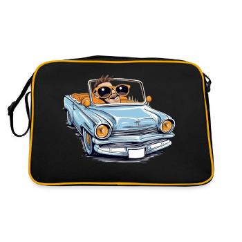 Marc in a convertible - Retro Bag - black/gold - Back