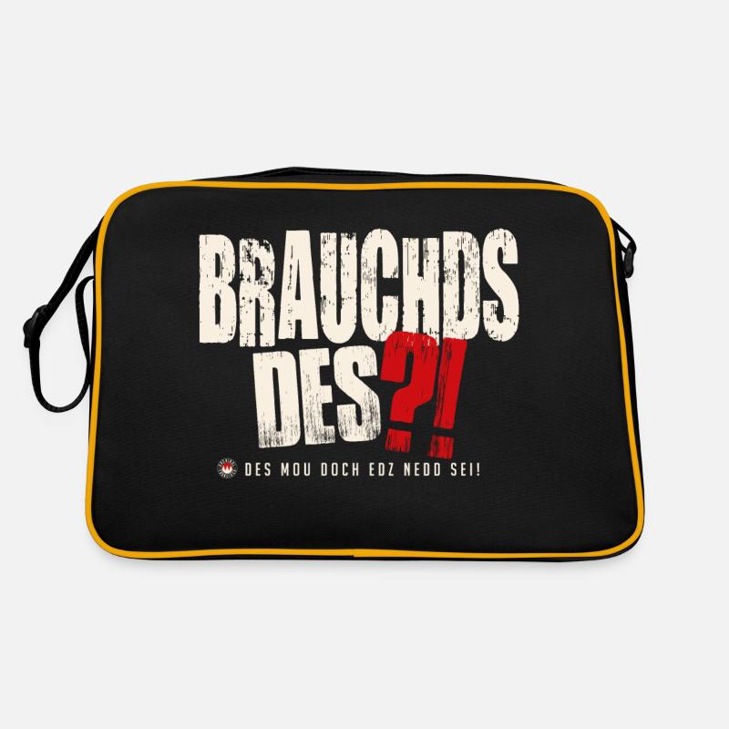 Brauchds des?! Retro Tasche