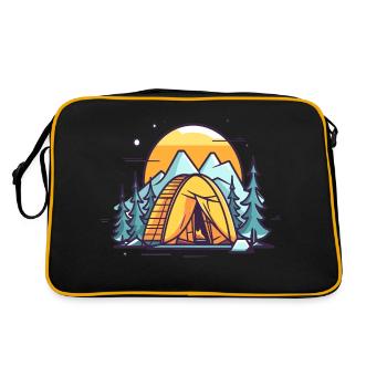 Tente - Sac Retro - noir/or - Dos