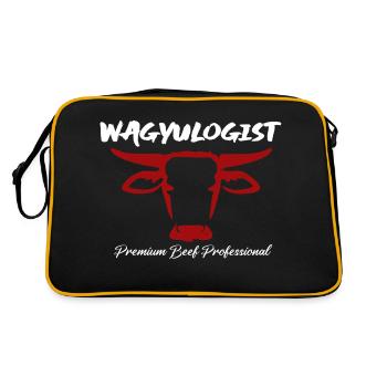 Wagyulogist Premium Beef Professional Japon - Sac Retro - noir/or - Dos