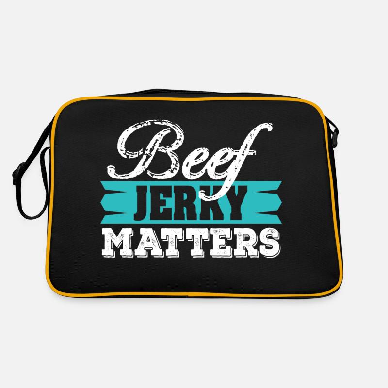 Viande séchée de bœuf Importance Amateur de viande Viande séchée Sac Retro