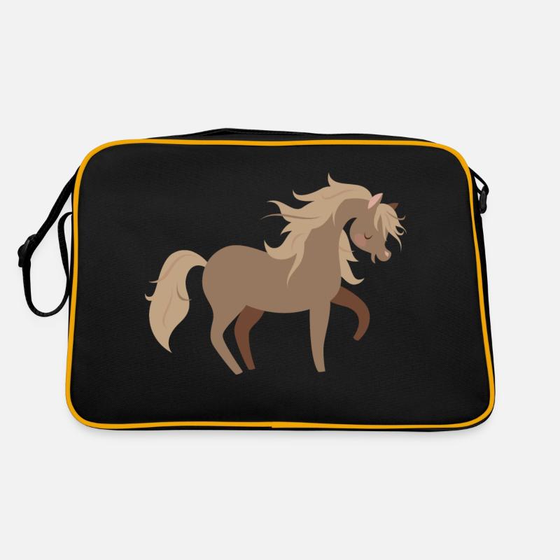 Pferde Retro Tasche
