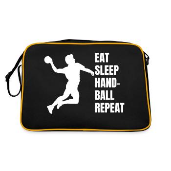 Handball Fan de handball Équipe de handball - Sac Retro - noir/or - Dos