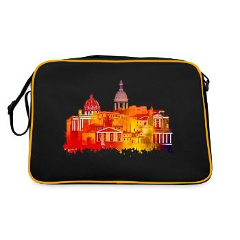 Rome, la capitale de l’Italie - Sac Retro - noir/or - Dos
