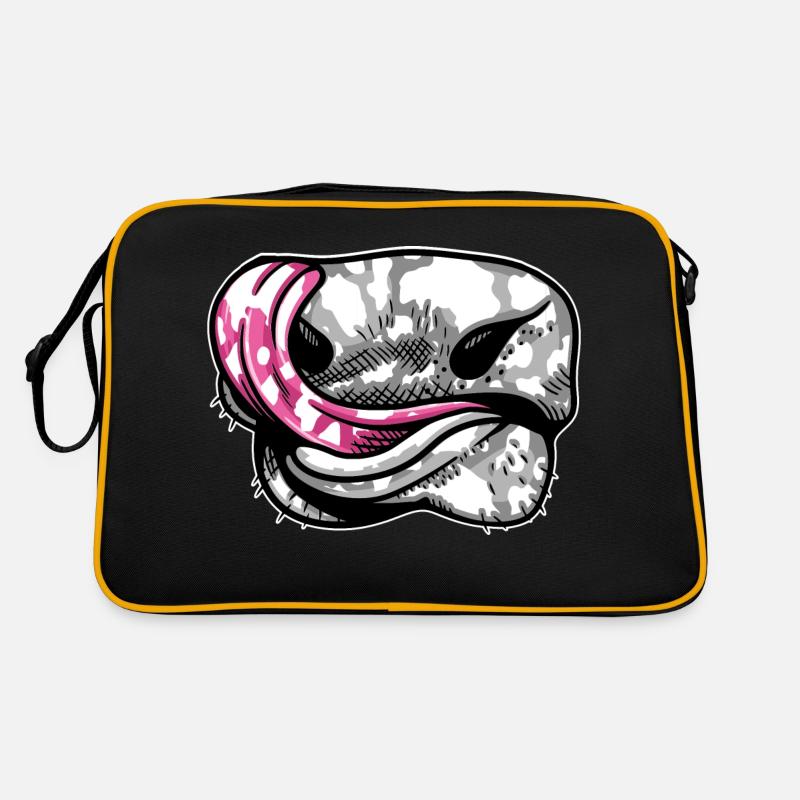 Kuh Muster Bauernhof Tier Geschenk Lustiges Kuh Retro Tasche