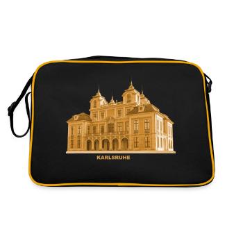Château de Karlsruhe Favori Bade-Wurtemberg - Sac Retro - noir/or - Dos